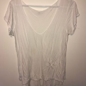 Simple white, flowy tee